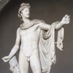 Statue of Apollo, Greek God of the Sun, the Light, the Music and the Prophecy