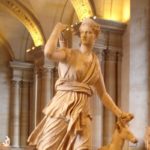 Statue of Artemis, Greek Goddess of the Hunt, Forests and Hills, the Moon, Archery