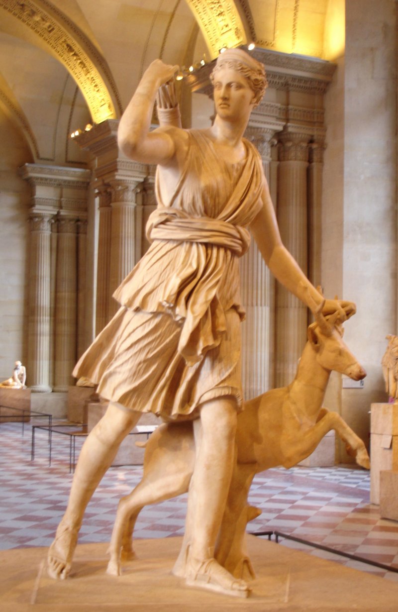 artemis goddess of the hunt symbols