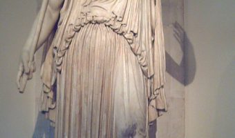 Statue of Demeter, Greek Goddess of agriculture, fertility, sacred law and the harvest