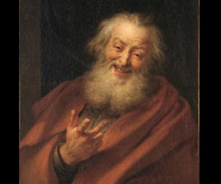 Painting of Democritus-greek-philosopher