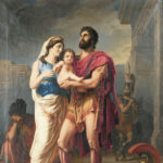 Painting of hector greek mythology