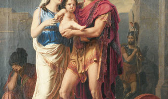 Painting of hector greek mythology