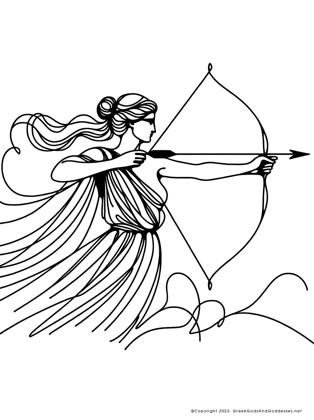 Book Illustration, Athena Parthenos, Goddess, Drawing, Artemis, Eris, Line  Art, Hera transparent background PNG clipart | HiClipart