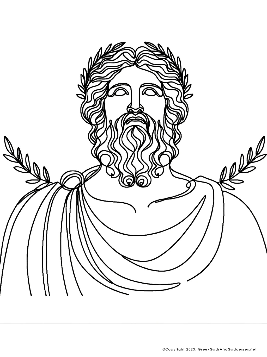 Drawing of a statue of the Greek God Poseidon I just finished. : r/drawing