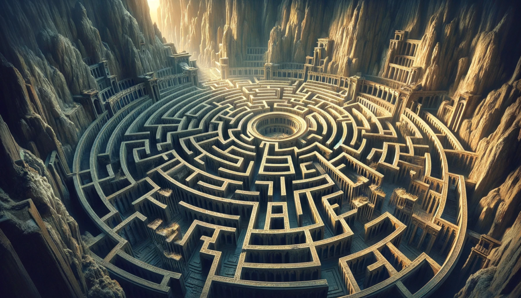 Minotaur-and-the-labyrinth